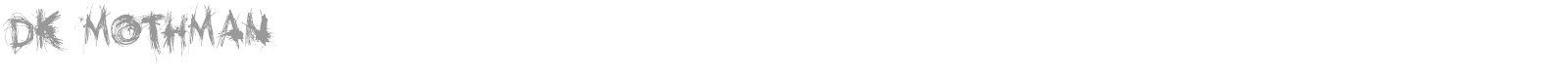 DK Mothman font preview